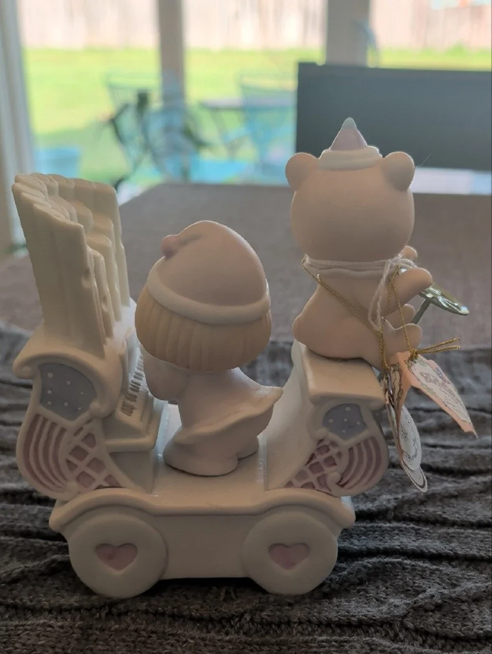 Vintage Bumpkins by Fabrizio Musical Organ with clown and bear.  NWT!